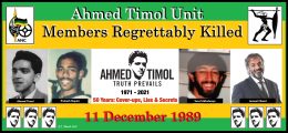 Ahmed Timol Unit Members Regrettably Killed