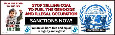 Stop the Coal that Fuels the Genocide