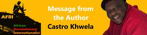 2025 Message from the Author: Castro Khwela