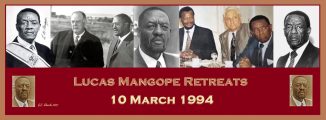 Lucas Mangope Retreats