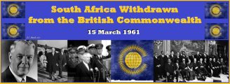 Apartheid South Africa Withdrawn from the British Commonwealth
