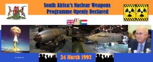 Read more about the article South Africa’s Nuclear Weapons Programme Openly Declared