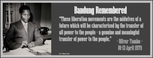 The Spirit of Bandung: O.R. Tambo’s Reflections on the Bandung Conference