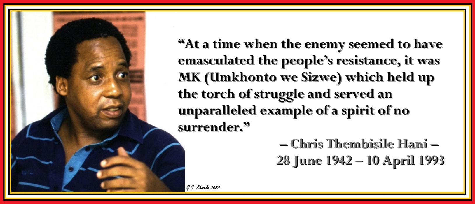 Read more about the article Chris Hani – Fighter for the Workers and the Poor