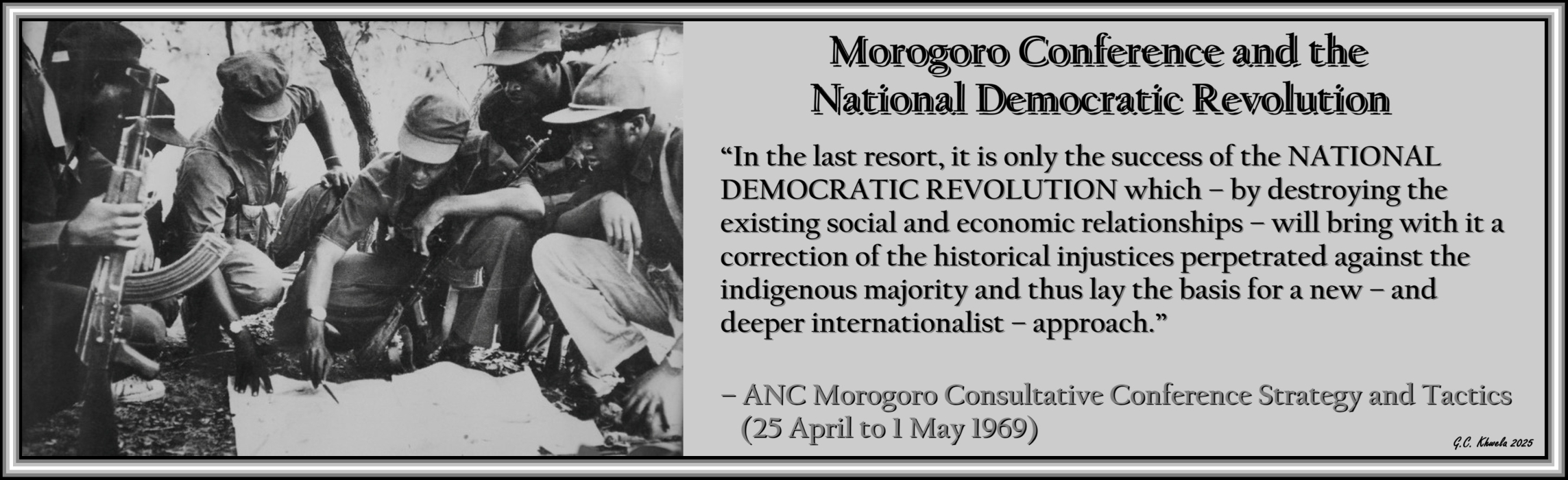 Read more about the article Morogoro Consultative Conference Strategy and Tactics