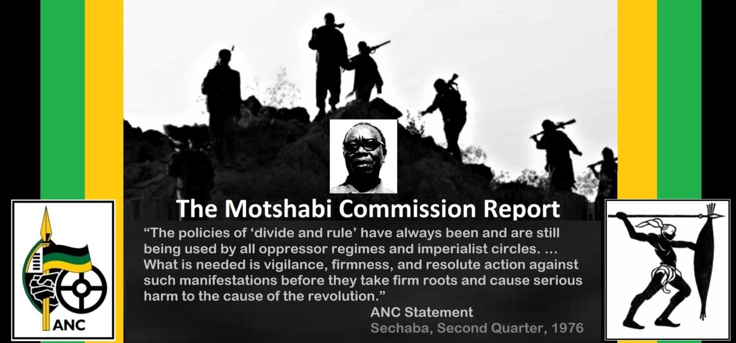 You are currently viewing The Motshabi Commission Report