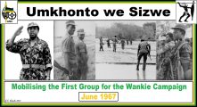 MK Mobilising the First Group for the Wankie Campaign