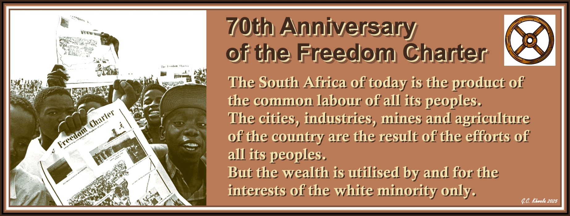 Read more about the article 7Oth Anniversary of the Freedom Charter: The Loadstar of the National Democratic Revolution