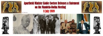 Apartheid Minister Kobie Coetsee on the Mandela-Botha Meeting