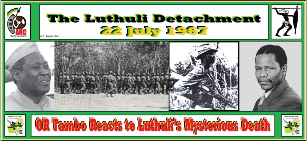 Read more about the article Luthuli Detachment: OR Tambo Reacts to Luthuli’s Mysterious Death