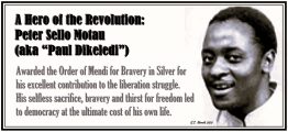 A Hero of the Revolution: Peter Sello Motau (aka “Paul Dikeledi”)
