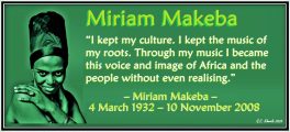 Zenzile Miriam Makeba: Mama Afrika