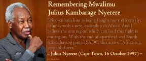 Remembering Mwalimu Julius Kambarage Nyerere