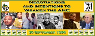Negotiations and Intentions to Weaken the ANC