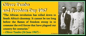 Read more about the article Oliver Tambo and Freedom Day 1967