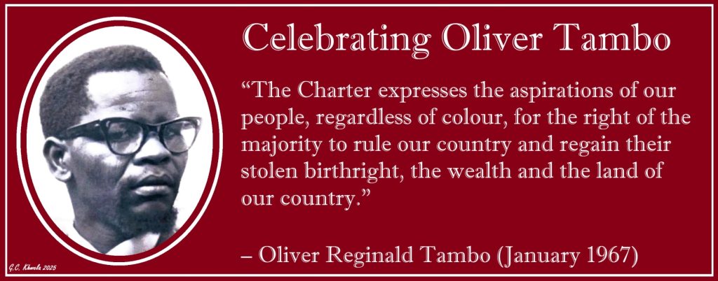 Read more about the article Celebrating Oliver Reginald Kaizana Tambo Month