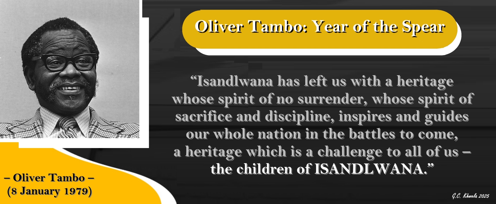 You are currently viewing Oliver Tambo: Year of the Spear