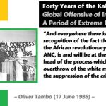 Forty Years of the Kabwe Conference: Global Offensive of Imperialism and A Period of Extreme Reaction