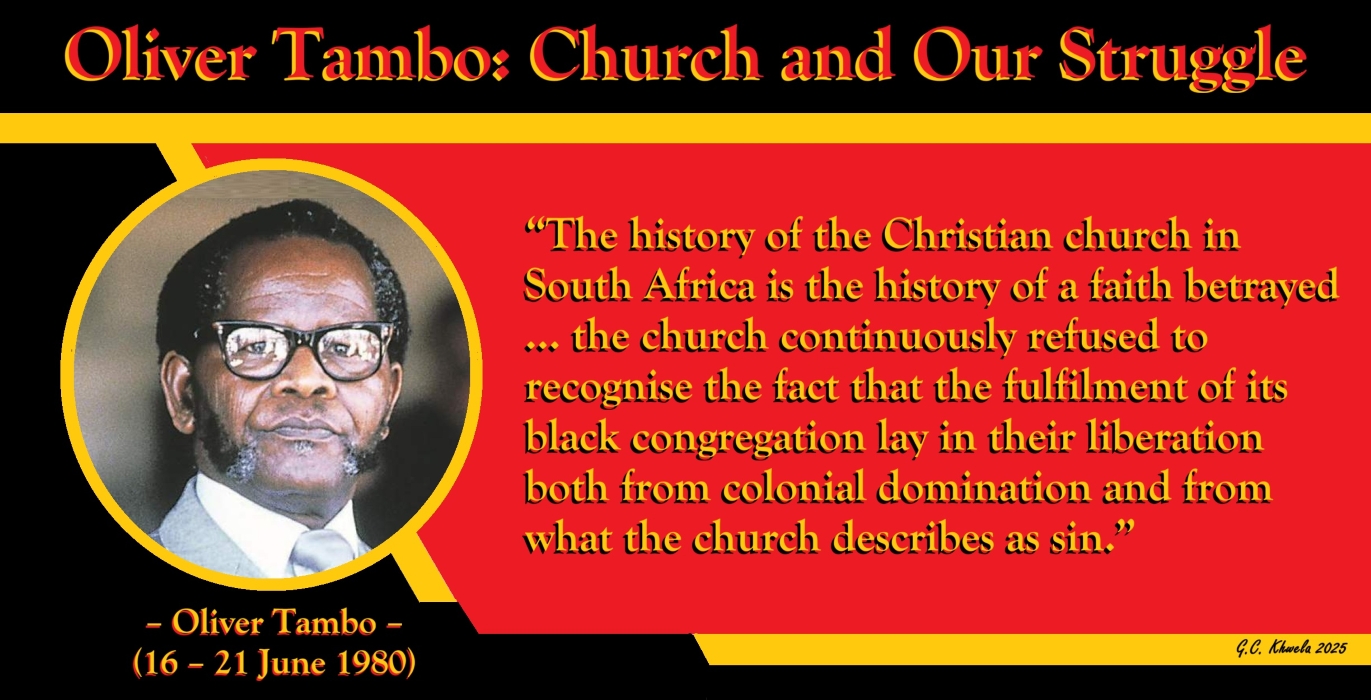 You are currently viewing Oliver Tambo: Church and Our Struggle