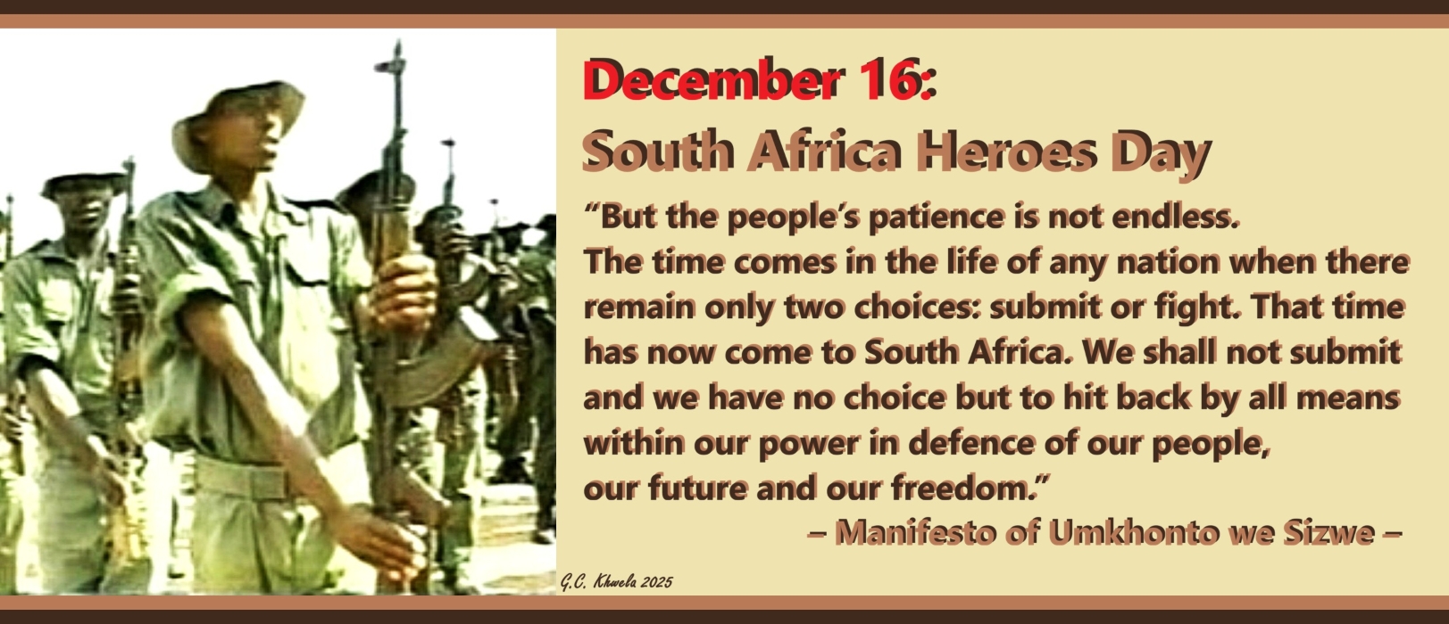 Read more about the article Manifesto of Umkhonto we Sizwe