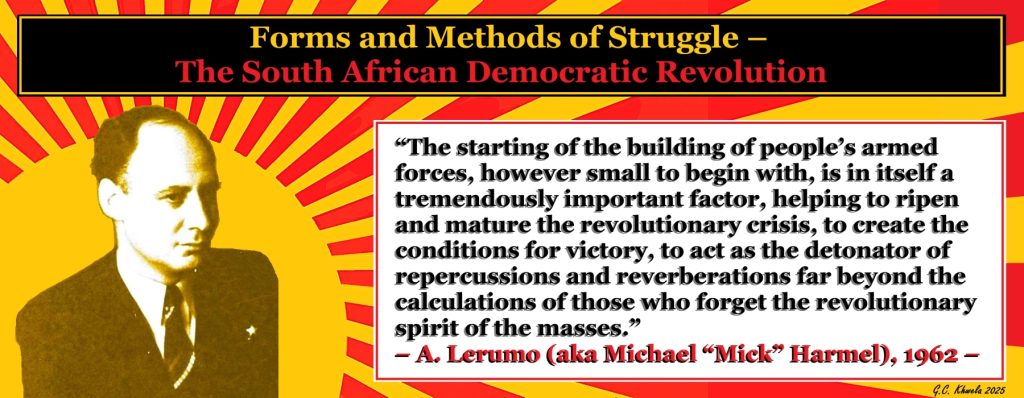 Read more about the article Forms and Methods of Struggle – The South African Democratic Revolution