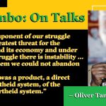 Oliver Tambo: On Talks