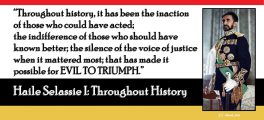 Haile Selassie I: Throughout History