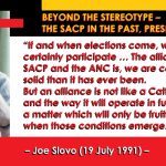 JOE SLOVO: BEYOND THE STEREOTYPE – THE SACP IN THE PAST, PRESENT AND FUTURE