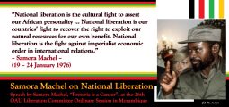 Samora Machel on National Liberation