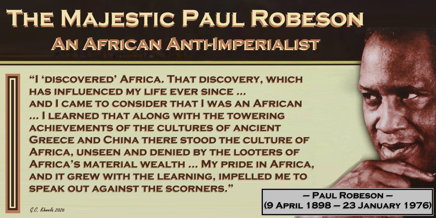 Read more about the article The Majestic Paul Robeson: An African Anti-Imperialist