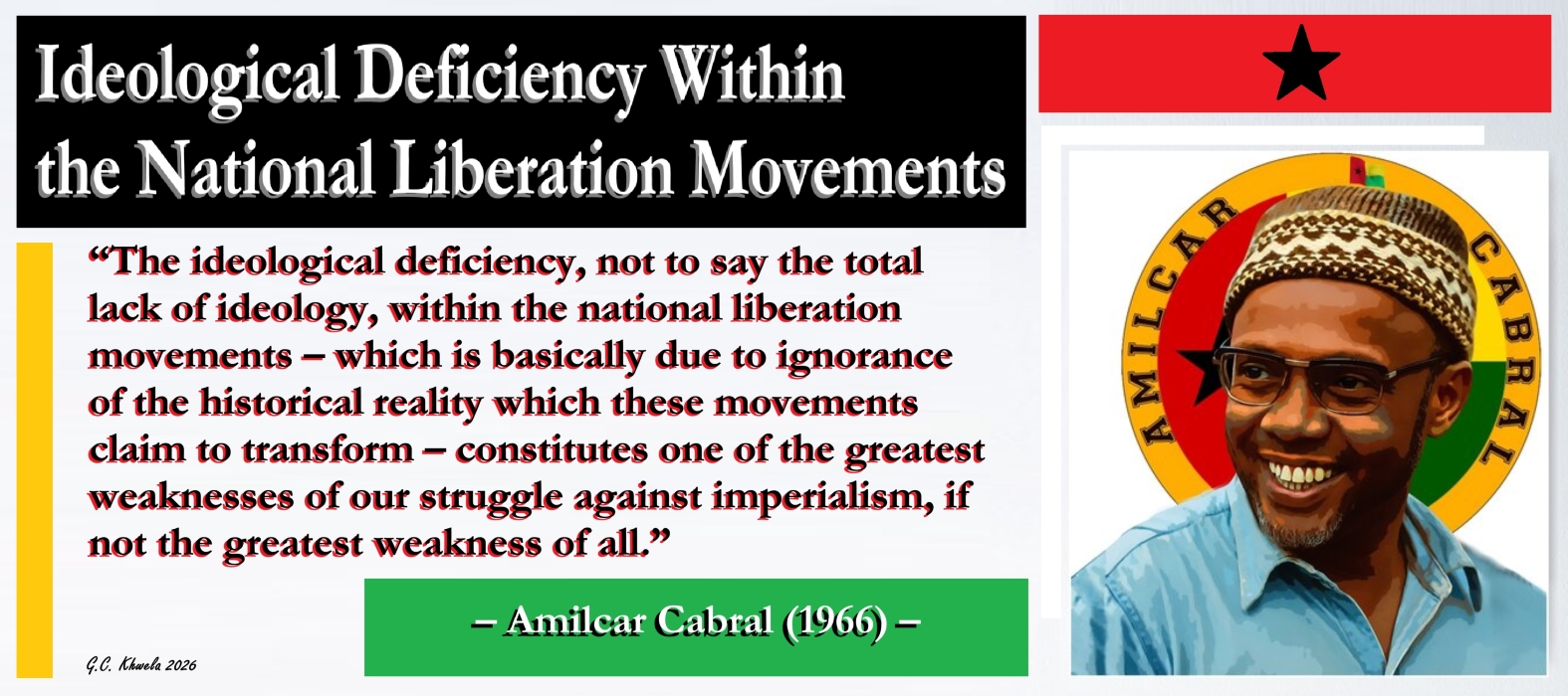 Read more about the article Ideological Deficiency Within the National Liberation Movements