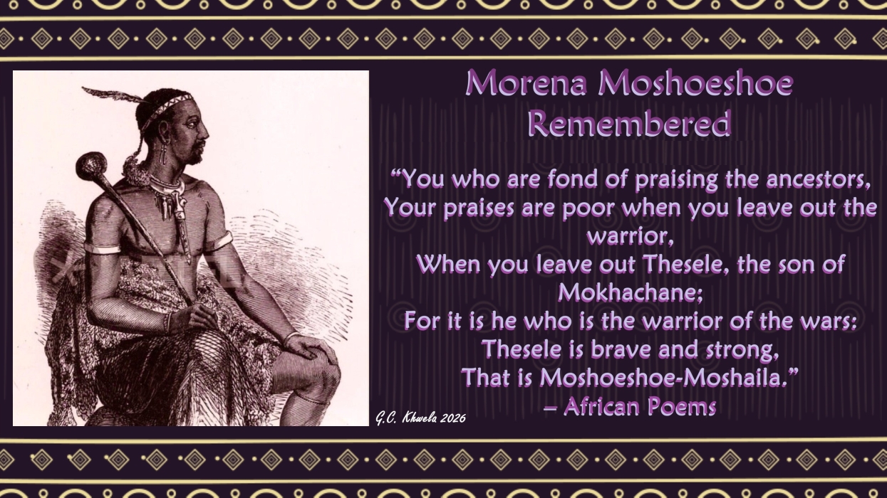 You are currently viewing Morena Moshoeshoe Remembered