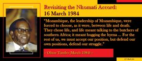 Revisiting the Nkomati Accord: 16 March 1984