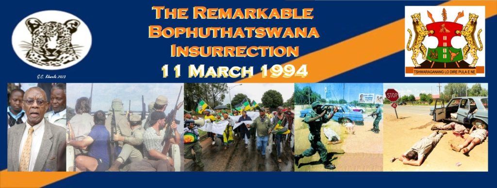 The Remarkable Bophuthatswana Insurrection – CASTRO KHWELA