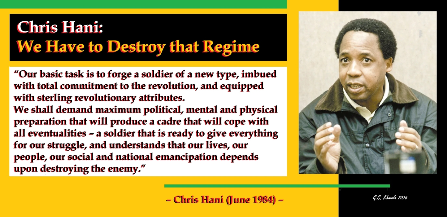 Read more about the article Chris Hani: We Have to Destroy that Regime