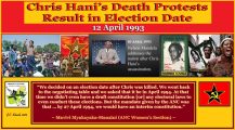 Chris Hani’s Death Protests Result in Election Date