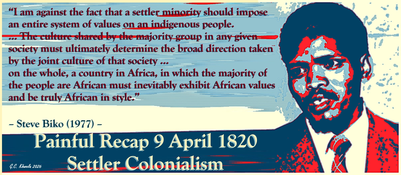 Read more about the article Painful Recap 9 April 1820 Settler Colonialism