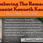 Remembering The Remarkable Humanist Kenneth Kaunda
