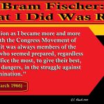 Bram Fischer: “What I Did Was Right”