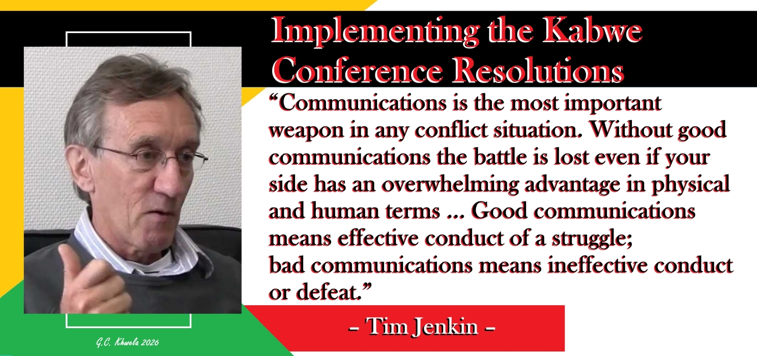 Read more about the article Implementing the Kabwe Conference Resolutions: Operation Vula