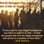 20 June World Refugee Day and the Immigration Crisis in South Africa
