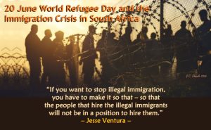 20 June World Refugee Day and the Immigration Crisis in South Africa