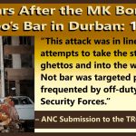 40 Years After the MK Bombing of the Magoo’s Bar in Durban