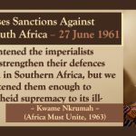 Ghana Imposes Sanctions Against Apartheid South Africa
