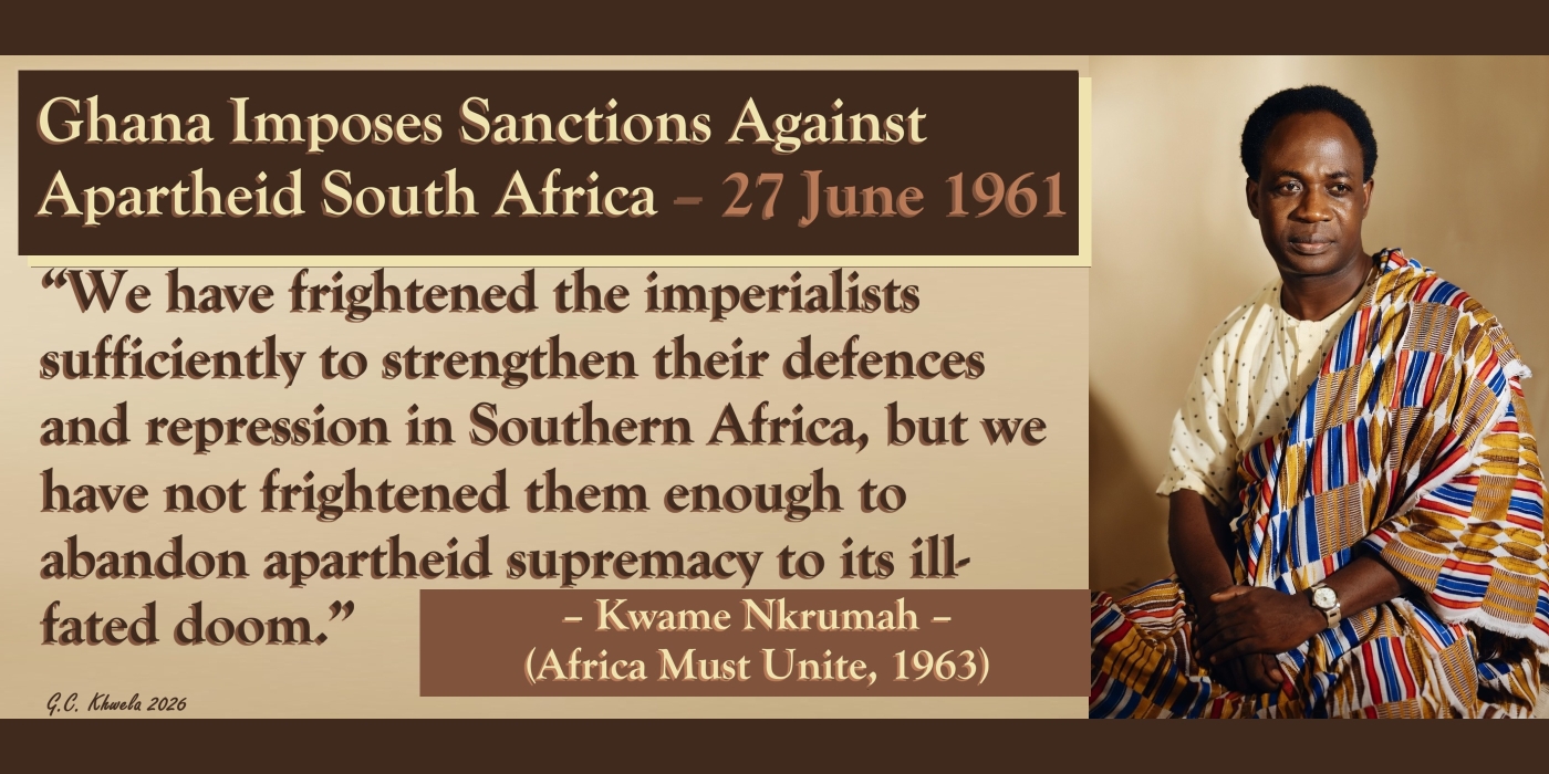 You are currently viewing Ghana Imposes Sanctions Against Apartheid South Africa