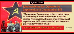 Johannesburg Bar Opposes the Suppression of Communism Bill