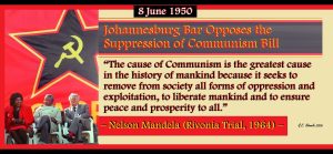 Johannesburg Bar Opposes the Suppression of Communism Bill