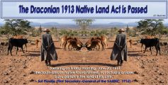 The Draconian 1913 Native Land Act is Passed