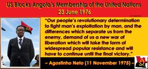 US Blocks Angola’s Membership of the United Nations