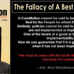 The Fallacy of A Best Constitution